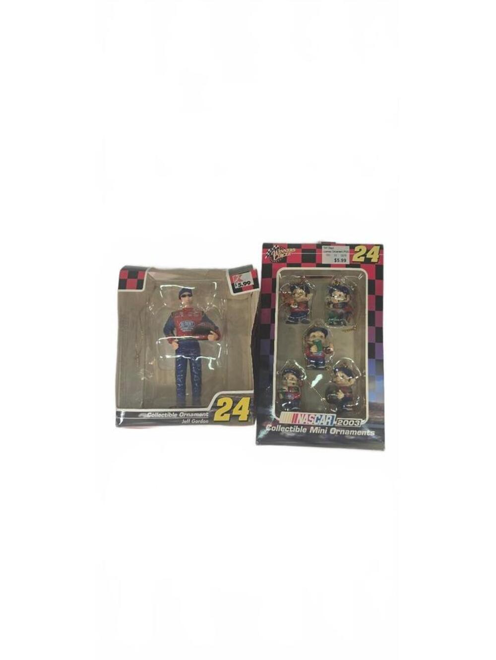 2003 NASCAR Jeff Gordon Collectible Ornament and Mini Ornaments Set